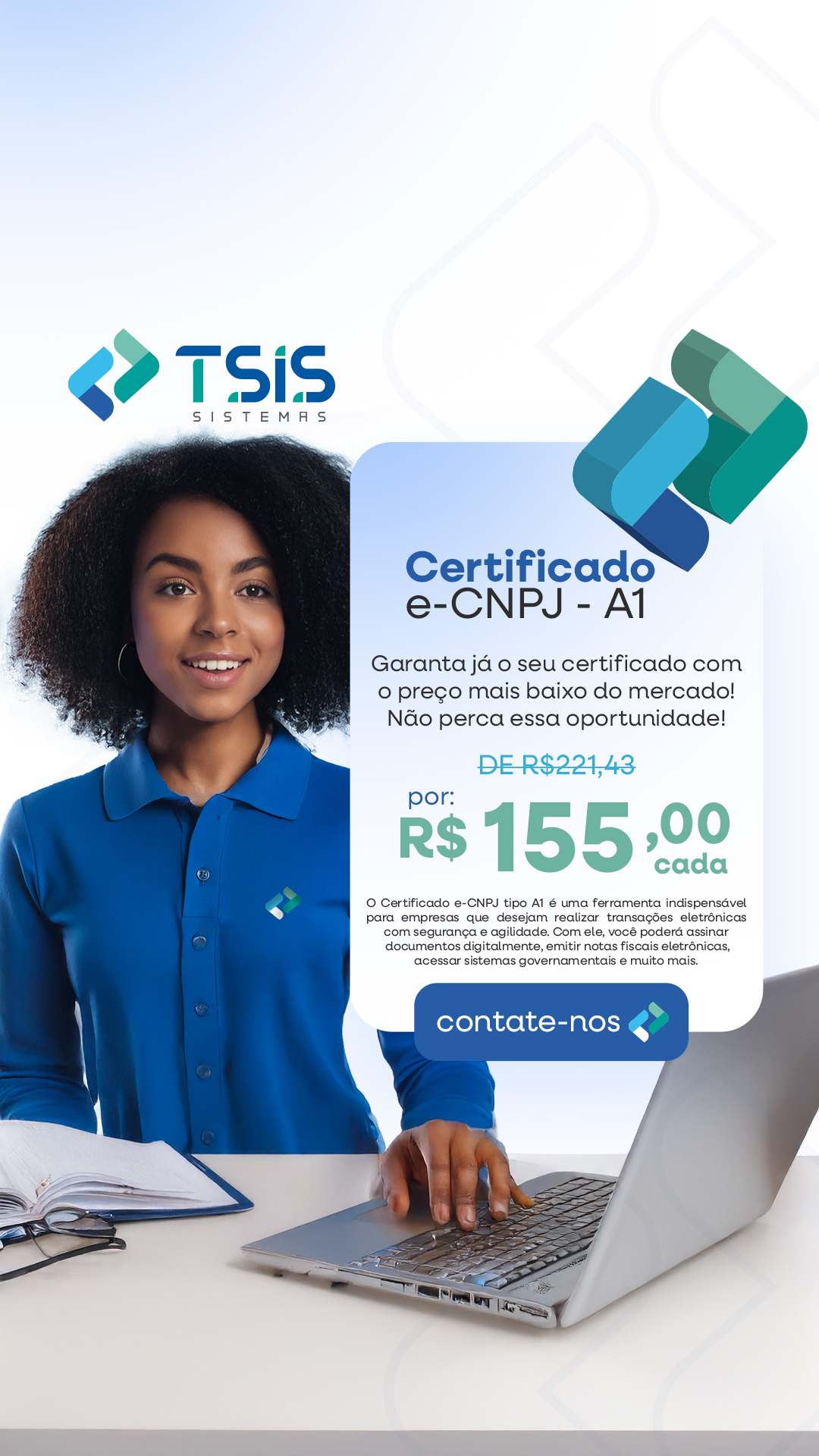 Certificado digital e-CNPJ A1